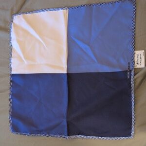 Panel Silk Pocket Square in Blue